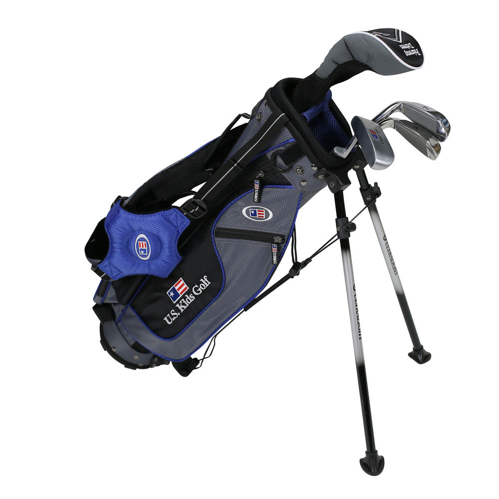 Golf Set 45-48" 6 Clubs w/Bag RH Grey/Blue