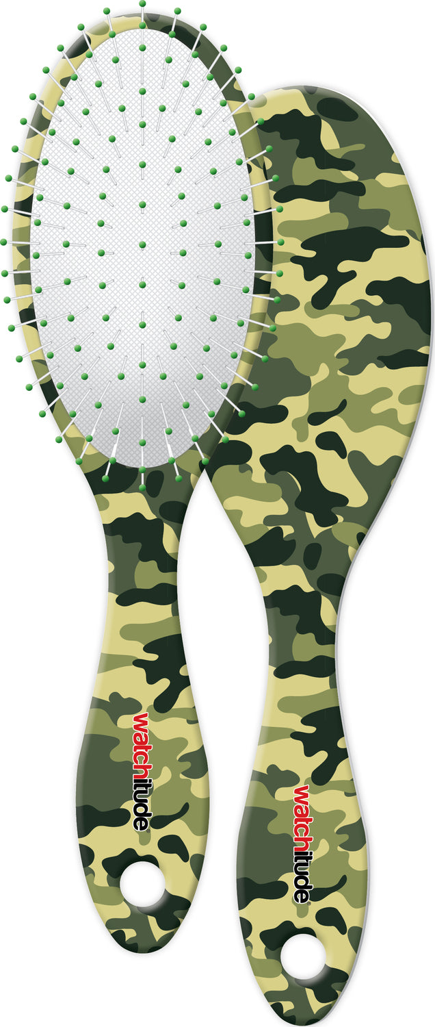 Army Camo - Watchitude Scented Hairbrush