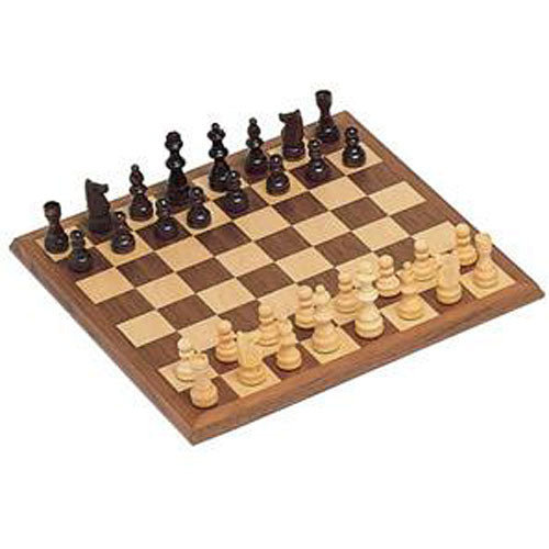 12" Walnut Chess Set