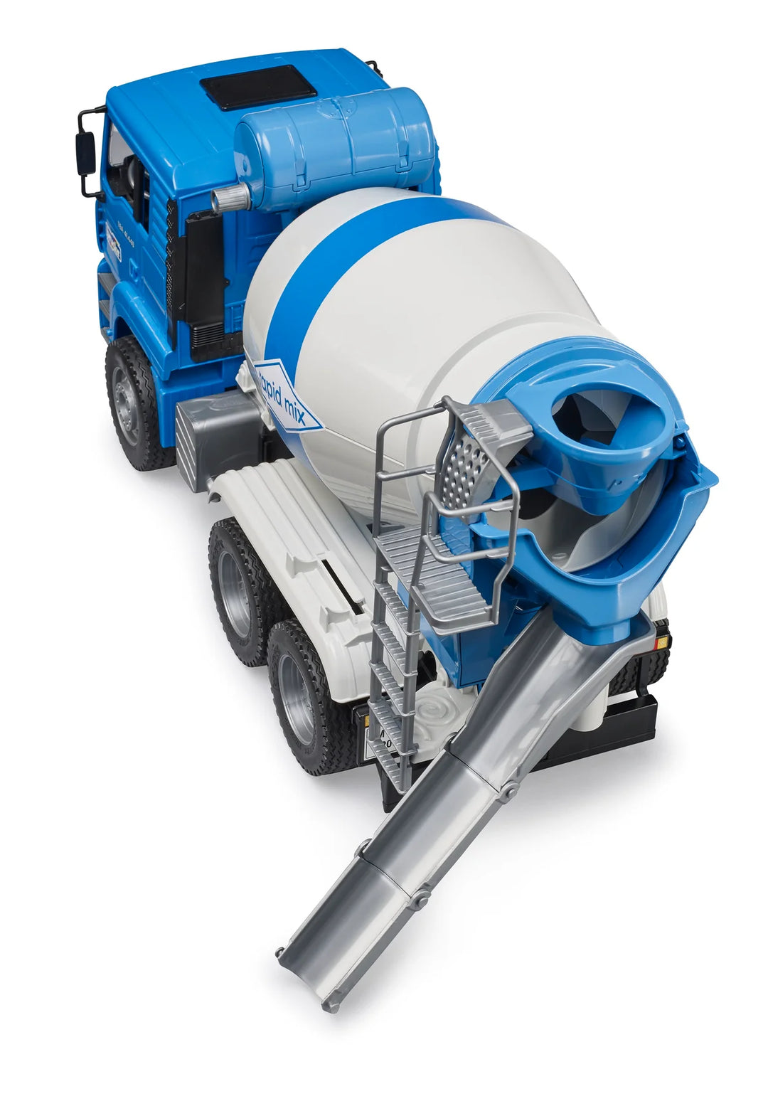 Man Cement Mixer Blue