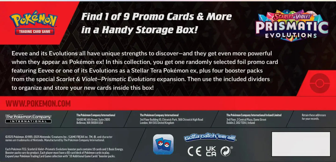 Pokemon Prismatic Evolution Surprise Box