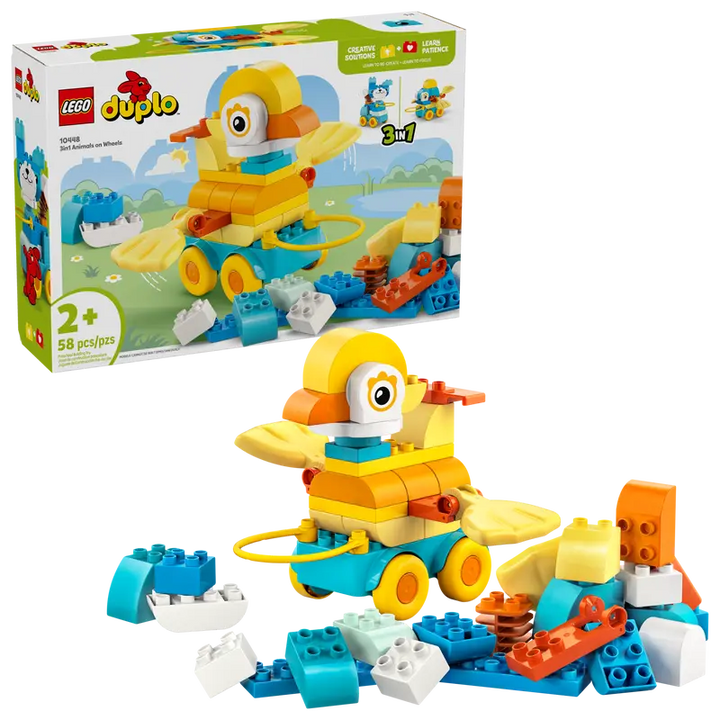 Duplo 3 In 1 Animals On Wheels