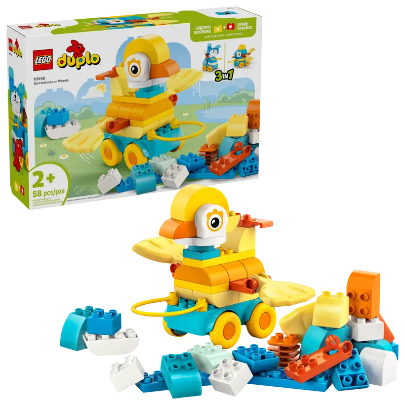 Duplo 3 In 1 Animals On Wheels – Stevenson's Toys & Games