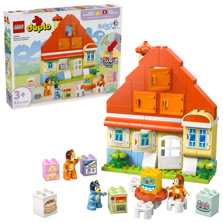 Duplo Blueys Family House With Memory Game