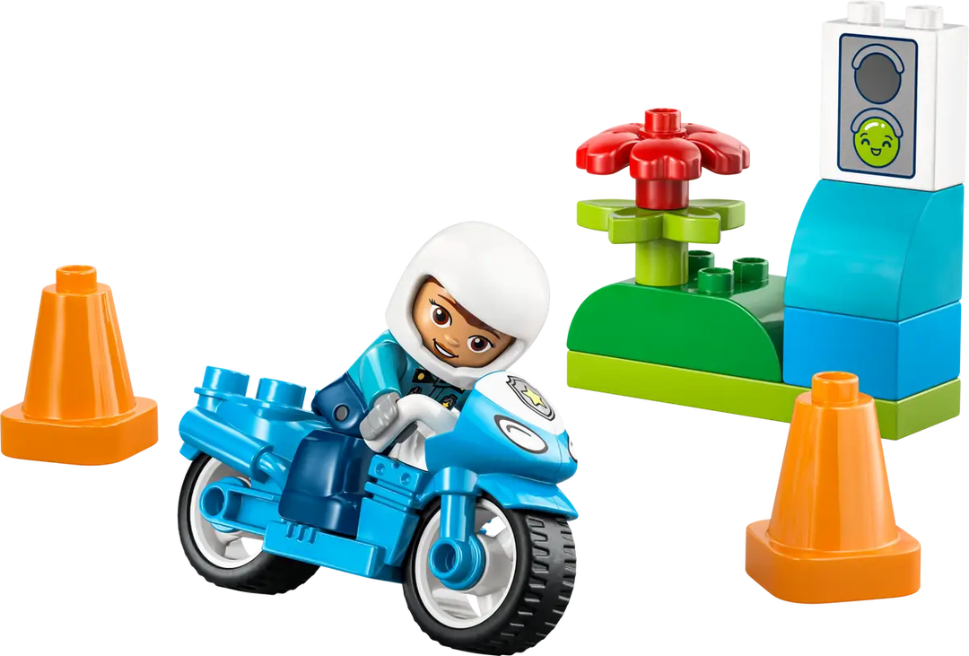 LEGO® Duplo Blue Police Motorcycle