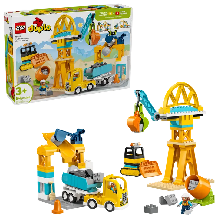 LEGO® Duplo 3 In1 Construction Site/Vehicles