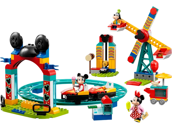 LEGO® Disney Mickey, Minnie & Goofy's Funfair Set