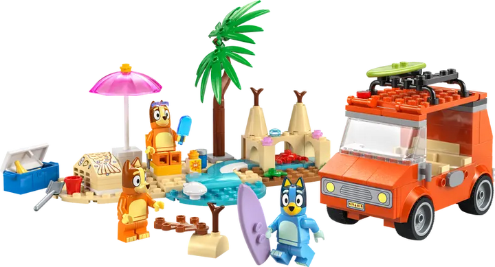 LEGO® Disney: Bluey's Beach & Family Car Trip