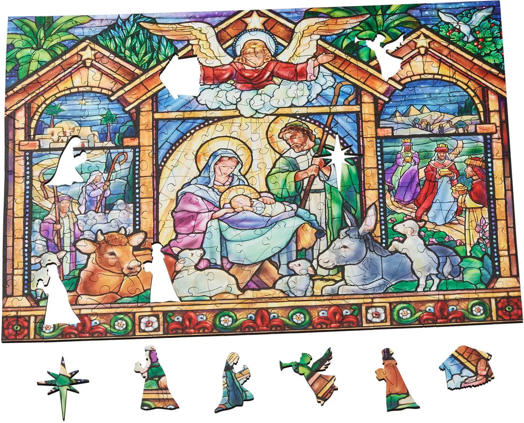 Stained Glass Nativity - 40