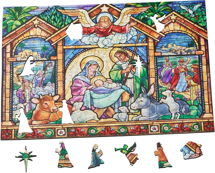 Stained Glass Nativity - 40