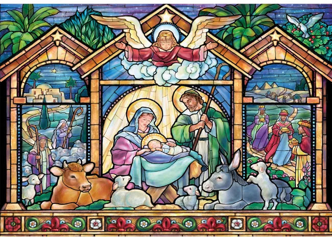 Stained Glass Nativity - 40