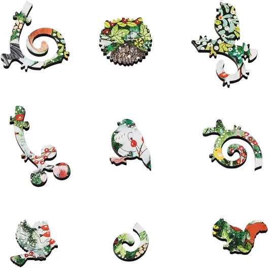 Snowy Fir Tree Shaped 300