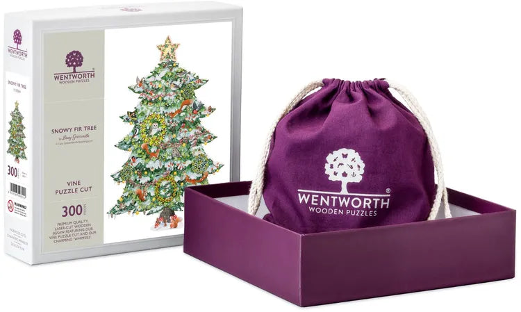 Snowy Fir Tree Shaped 300