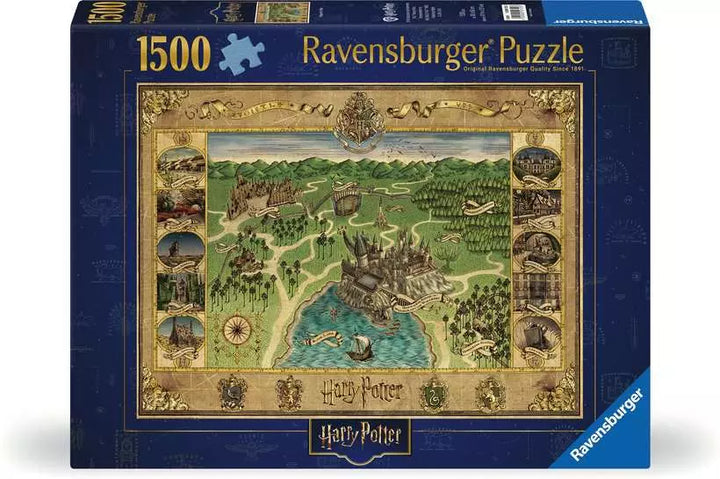 Hogwarts Map (1500 Piece Puzzle)