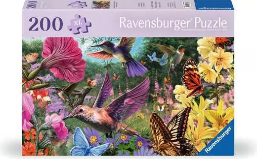Hummingbirds & Butterflies 200 Pc