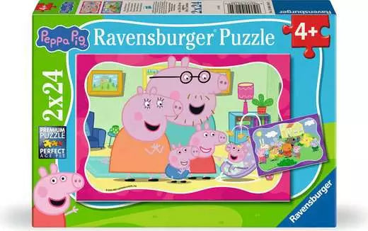 Peppa Pig 2X24 Pc Puzzle