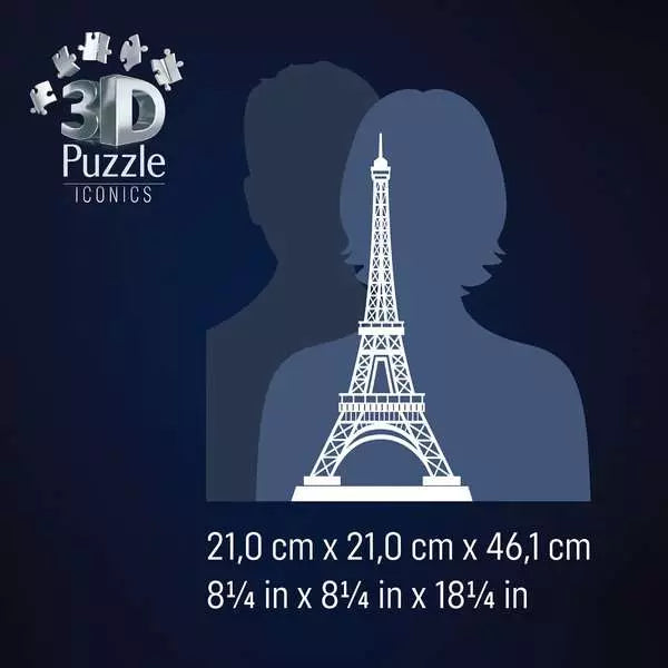 Iconics 3D Eiffel Tower Night 216pc