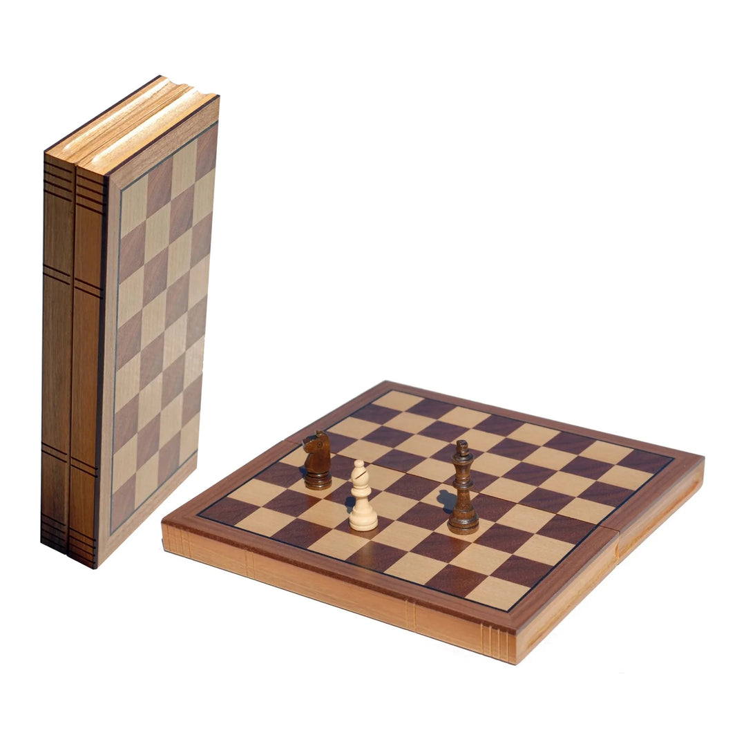 Book Style Folding Chess Set 11"