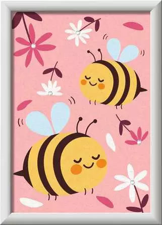 Paint By Number Happy Bumblebees 5x7