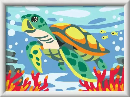 Paint By Number Sea Turtle 7x10