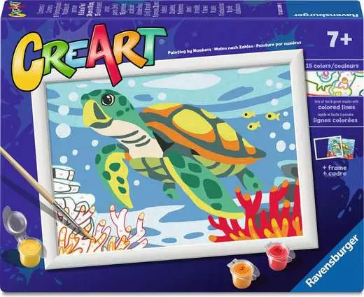 Paint By Number Sea Turtle 7x10