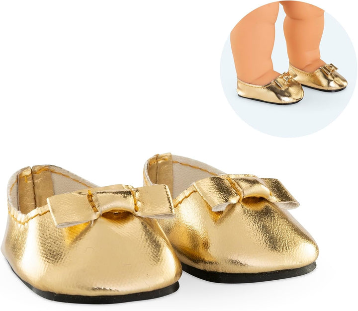 14" Ballet Flats-Gold