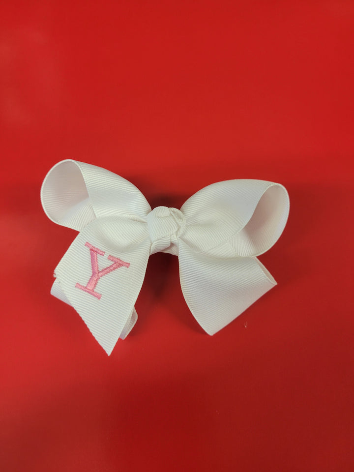 Monogram Bow Y