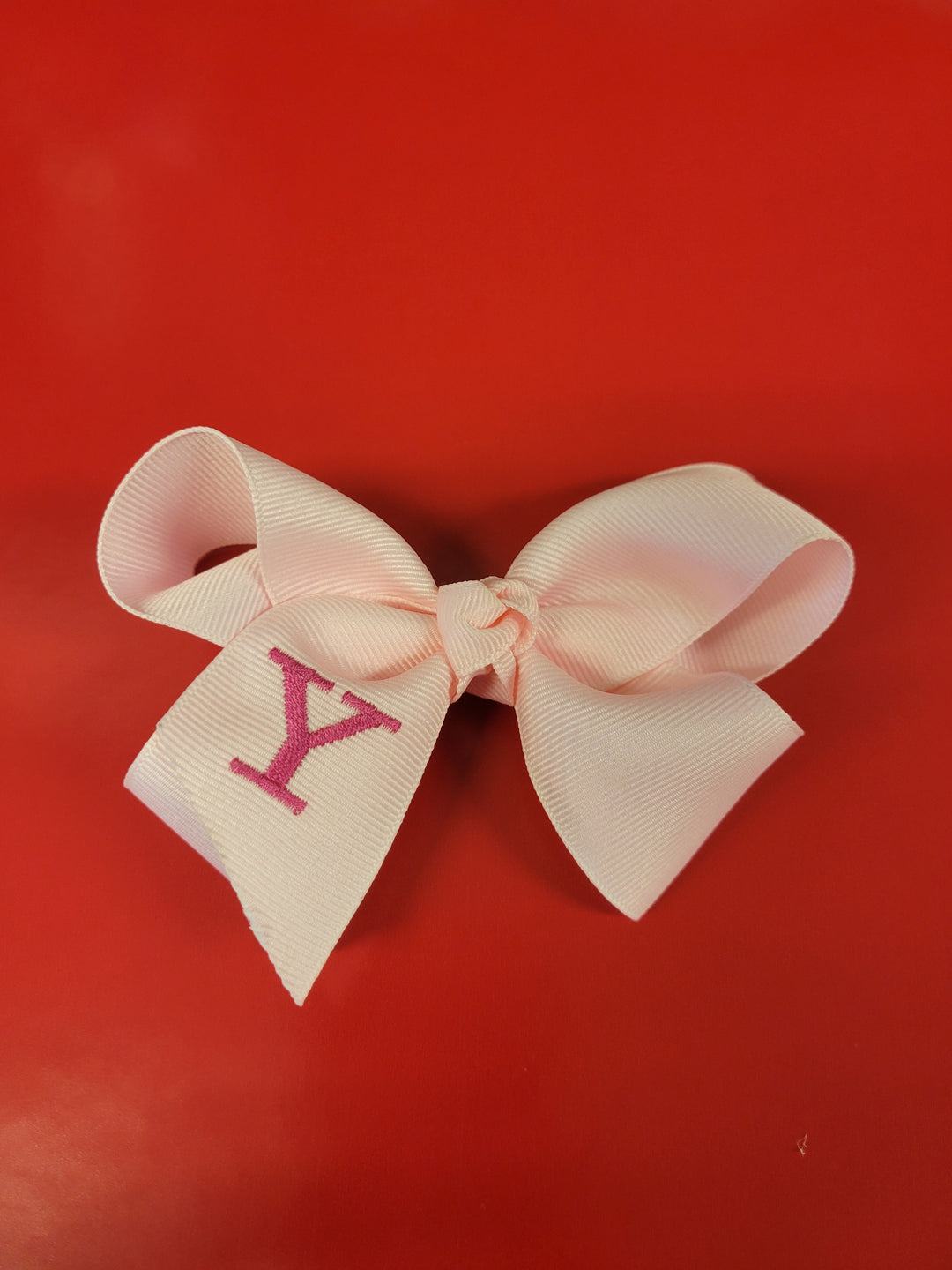 Monogram Bow Y