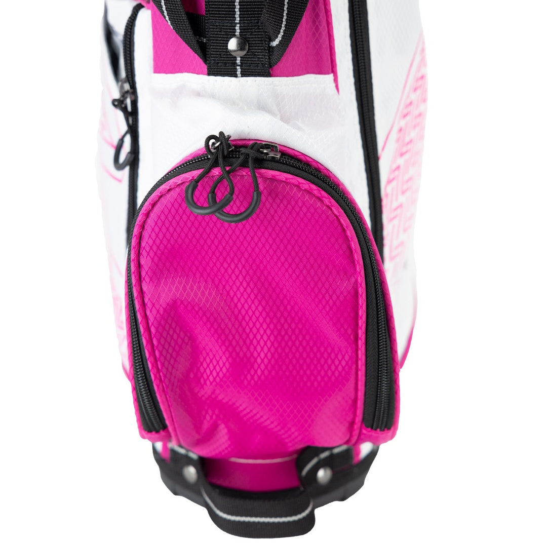 Golf Set 42-45" 4 Clubs w/bag LH White/Pink
