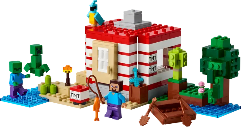 LEGO® Minecraft: TNT Jungle House