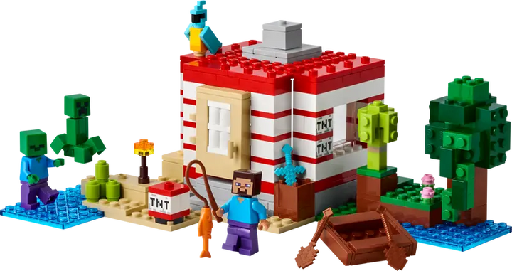 LEGO® Minecraft: TNT Jungle House