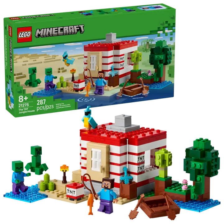 LEGO® Minecraft: TNT Jungle House