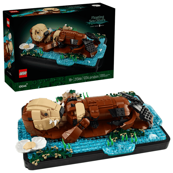 LEGO® Ideas Floating Sea Otters