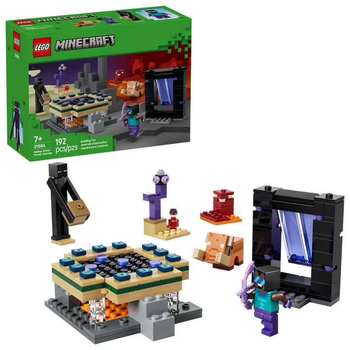 LEGO® Minecraft Nether & End Portal Journey