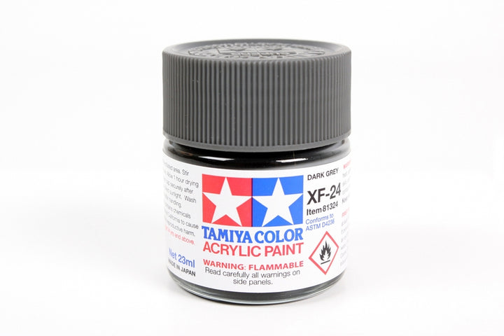 Flat Acrylic Paint 10mL Dark Grey