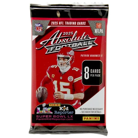 2025 Panini Absolute NFL Football 8 Card Pack Individual