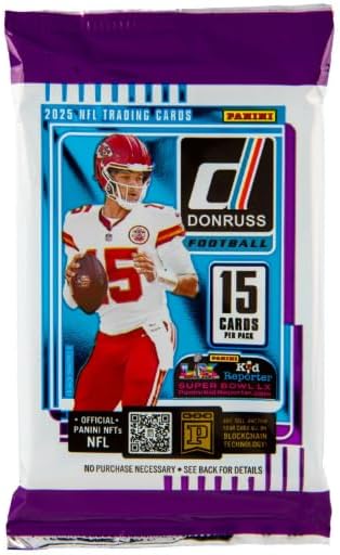 2025 Donruss Football 15 Card Pack Individual