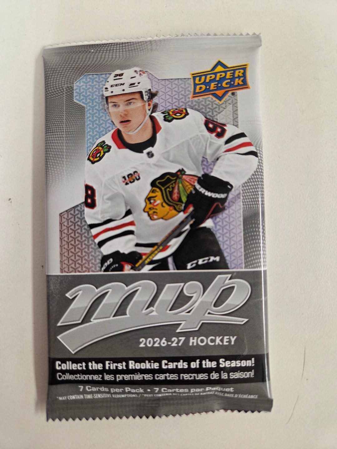26/27 Upper Deck MVP Hockey 7 Card Pack Individual