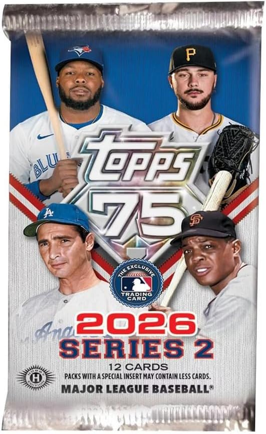 Topps 2026 Baseball Series 2 12 Card Pack Individual