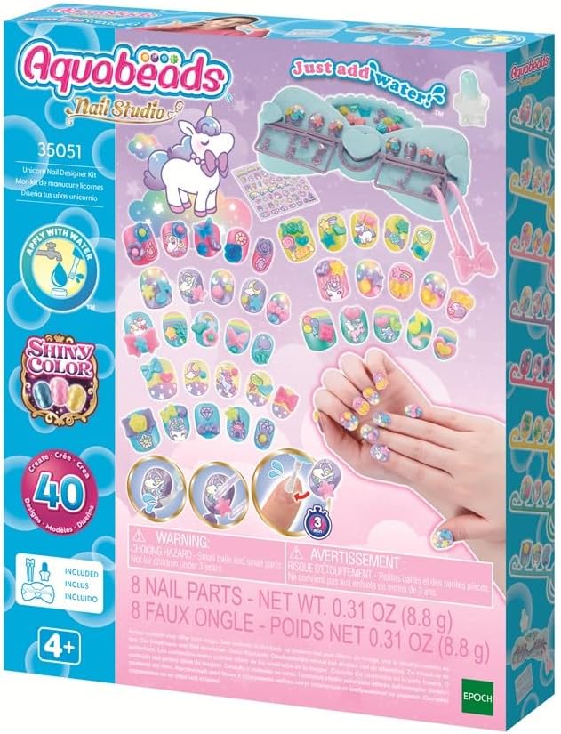 Aquabead Unicorn Nail Designer Designer Set