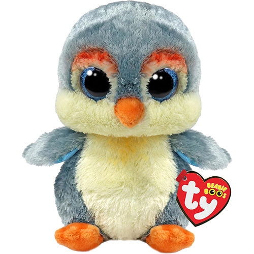 Beanie Boo Fisher Grey Penguin Small