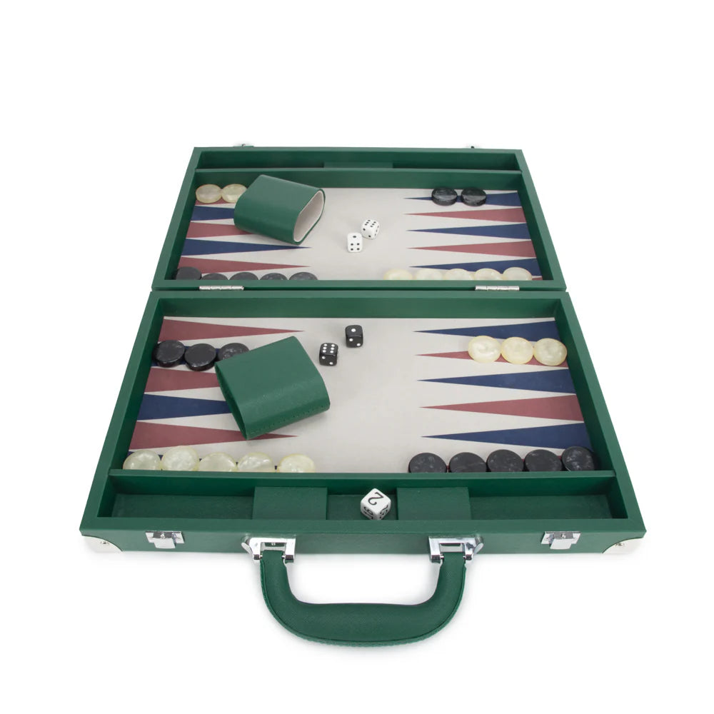 Rowan Backgammon Hunter Green