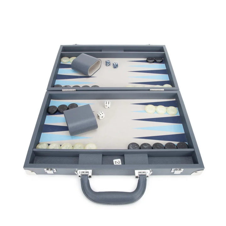 Rowan Backgammon Steel Grey Game