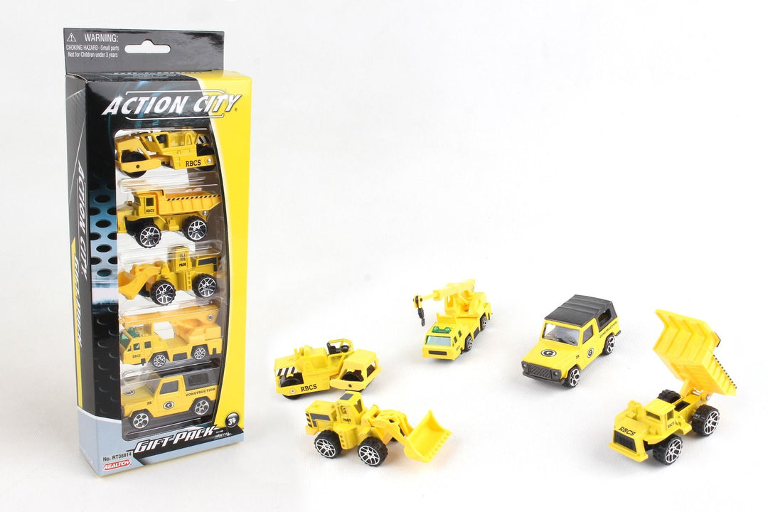 5 Piece Construction Vehicle Gift Pack