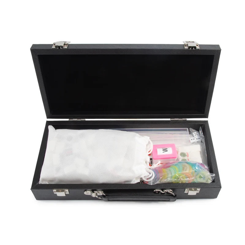 Mini Travel Mahjong Set Black