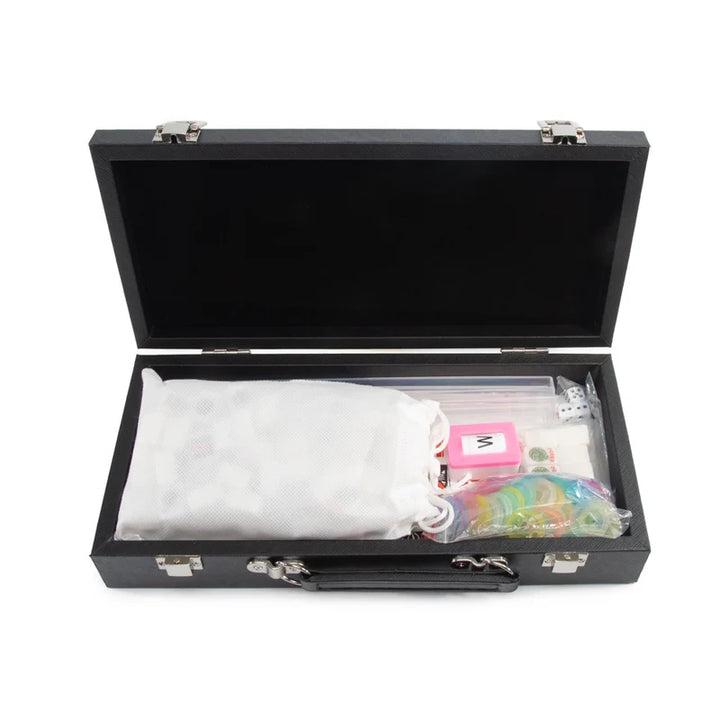 Mini Travel Mahjong Set Black