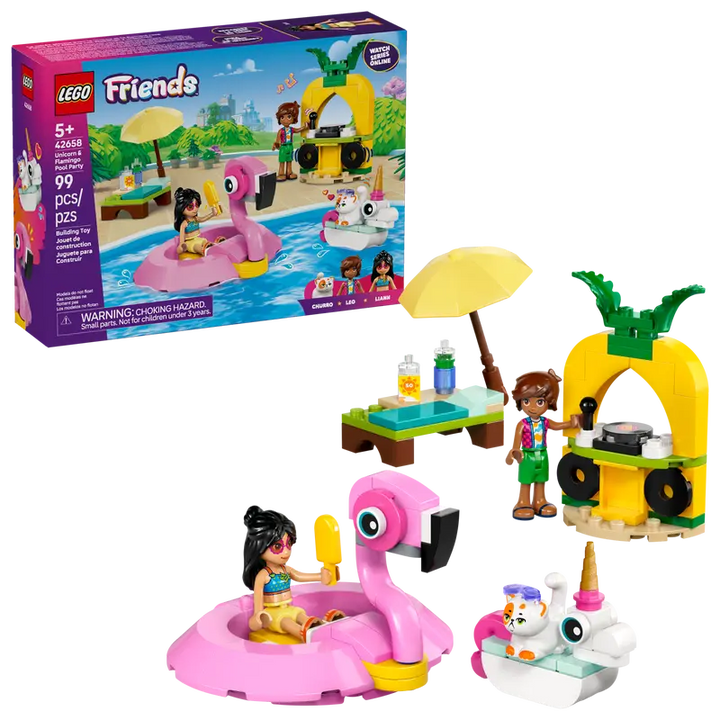LEGO® Friends Unicorn & Flamingo Pool Party