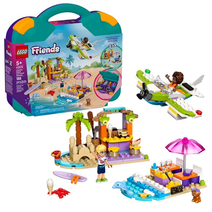 LEGO® Friends Creative Beach & Travel Suitcase