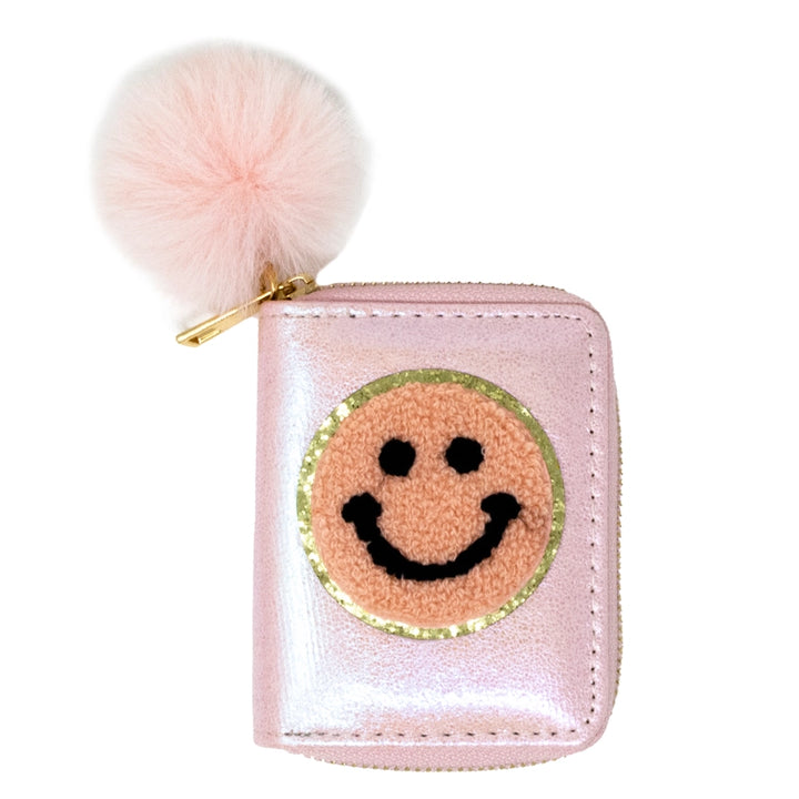 Pink Happy Face Wallet