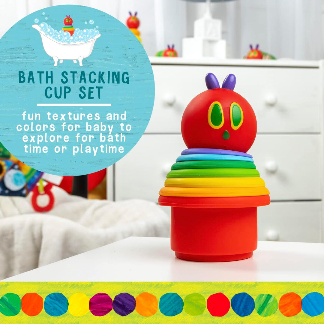 Eric Carle Bath Stacking Cups & Squirty Set